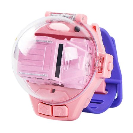 2,4 GHz Fjärrkontroll Bil Klocka Leksaker för 3-6 År Gamla Pojkar Flickor