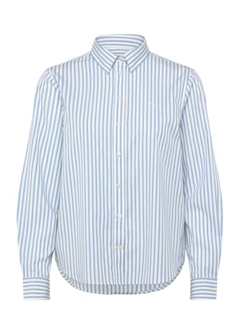 GANT Reg Classic Poplin Striped Shirt - Blue - 40