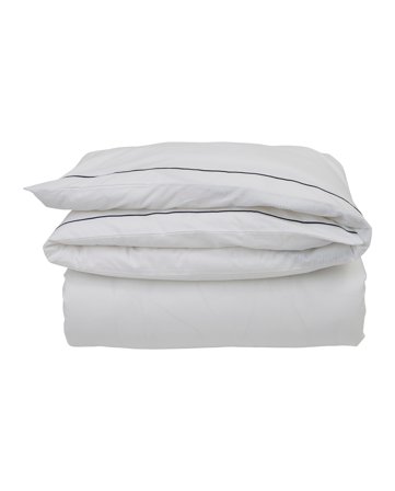 Lexington Hotel-perkaalipussilakana, valkoinen-sininen