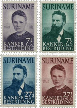 Surinam 1950 - NVPH 280-283 - Ubrugt