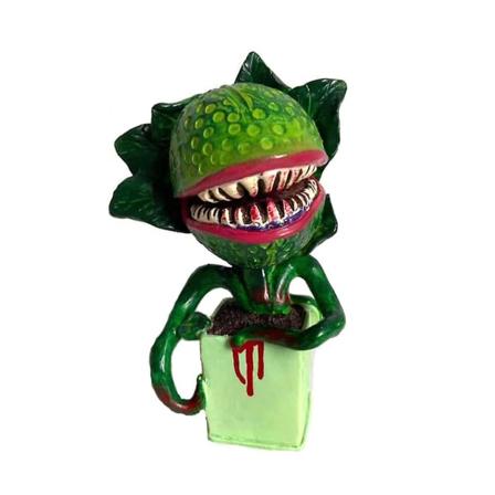 Halloween Resin Corpse Flower Skulptur Gyser Blodig Plante Statue Dekoration