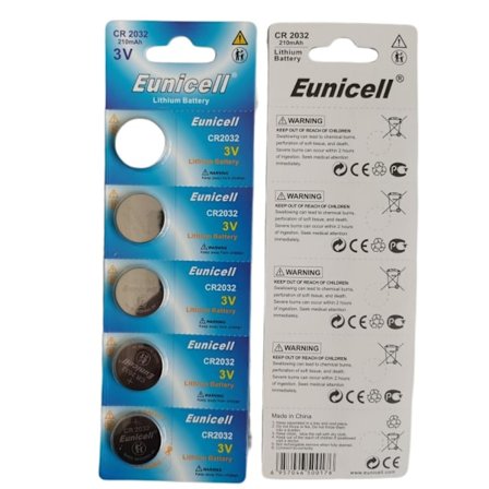 CR 2032 Lithium 5-pack Eunicell