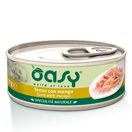 Oasy Wet Cibo Umido Tonno E Mango Per Gatti Adulti 70g