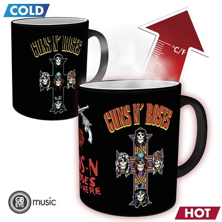GUNS N ROSES - Mugg Heat Change 320 ml - Cross