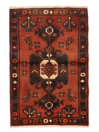 Hamadan Teppich Orientalischer (Wolle, )