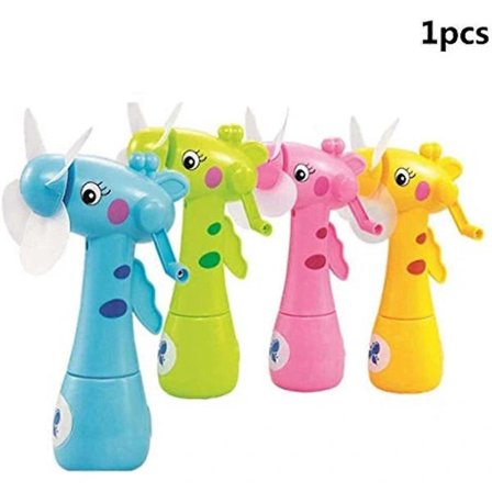 Mini-vifte av høyeste kvalitet med vannstråle, håndholdt mini-vifte for barn, kjølig luftblåser med spray