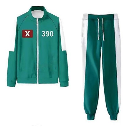 Sesong 2 Squid Game Seong Gi-hun Cosplay Kostyme, Genser