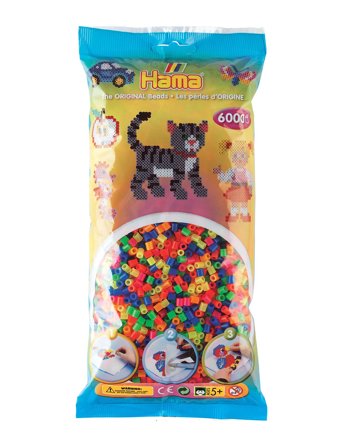 Hama Midi Beads 6000 Pcs Mix 51 Neon - Multi/patterned - ONE SIZE