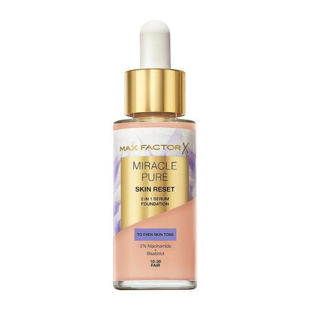 Max Factor Miracle Pure Skin Reset 2 In 1 Serum Foundation 10-30 Fair, Makeup, Ansigt, Foundation