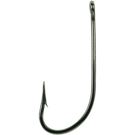 Mustad Stainless Steel Single Hook, Straight 2/0