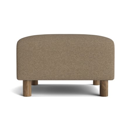 Toledo Pouf Hocker Aurora Dunkelbeige, einfarbig, moderner Stil, ideal als Beinstütze oder Sitzplatz, 45cm hoch, hoher Sitzkomfort.