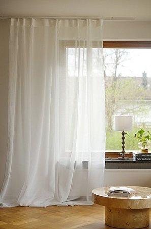 Jotex - Voile Gordijn Extra Breed 1 Lengte Wit Wit - ALBA - Koop Multifunctionele gordijnen bij Jotex