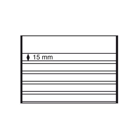 Indstikskort standard - 210 x 148 mm - Sort - Leuchtturm