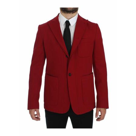 Dolce & Gabbana - Kavajer - Röd - Herr - Storlek: M, Herr, Storlek: M