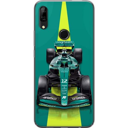 Yhteensopiva Puhelinkuori Huawei Huawei P Smart Z Aston Martinin Formula 1 -auto vihreässä kilpailumuotoilussa, jossa on moderni studiosentuntma