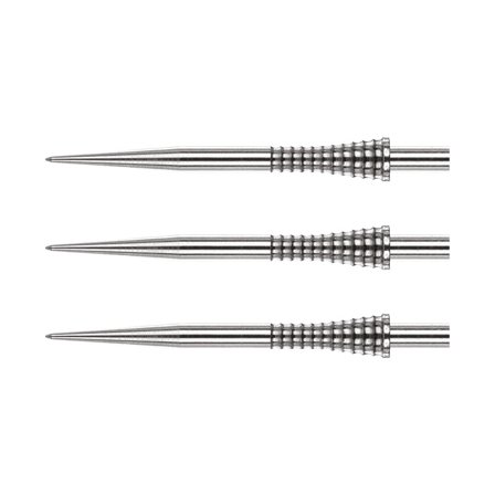 Red Dragon Specialist Dart Points - Silver Effect Raptor GT Gripped Points 35mm