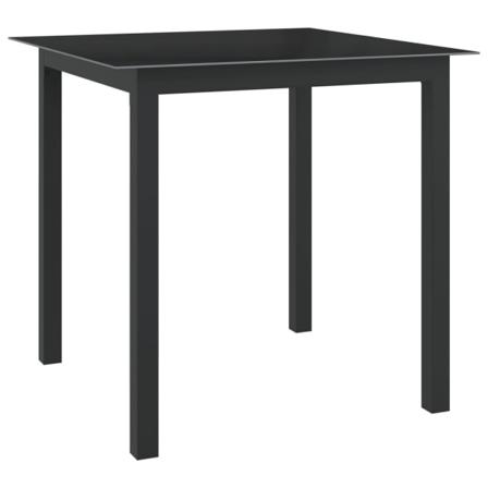 Vidaxl Matgrupp För Trädgården 5 Delar Aluminium Antracit Antracit