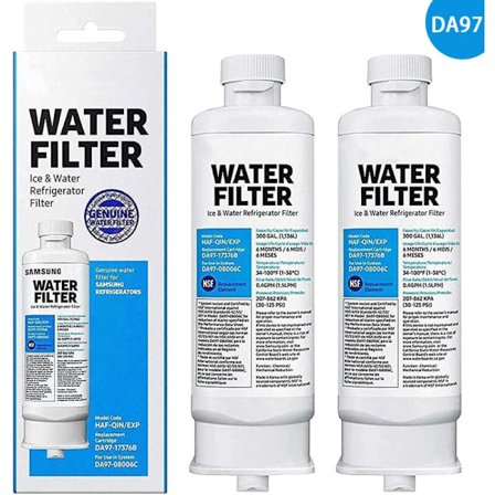 Pakke med erstatnings vandfiltre til køleskab DA97-17376B DA97-08006C HAF-QIN HAF-QIN/EXP til køleskabe med flere døre