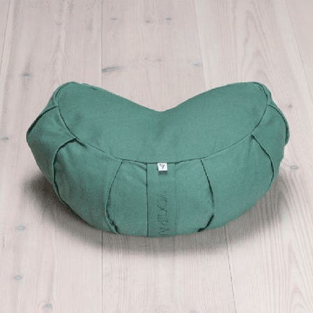Yogiraj Meditation Cushion Crescent, Moss Green