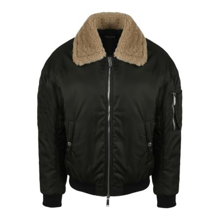 Dsquared2 - Bomberjackor - Grön - Herr - Storlek: L, Herr, Storlek: L