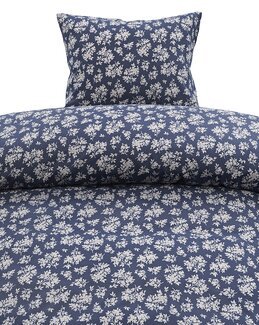 Påslakanset Milli Blåblommigt 2-delar Blå - Borganäs of Sweden
