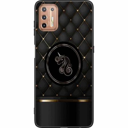 Motorola Moto G9 Plus Svart Skal Luxury Unicorn