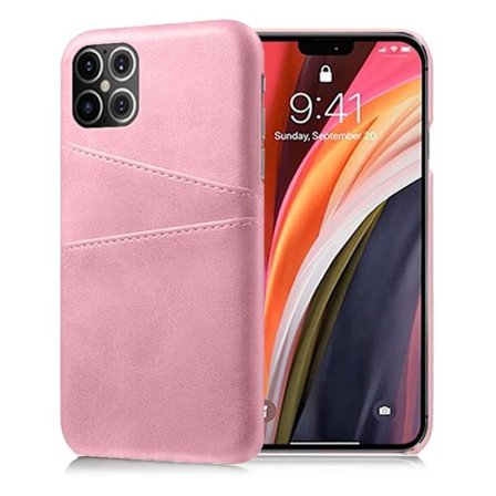 Dual Card iPhone 12 Pro Max deksel - Rose Gull