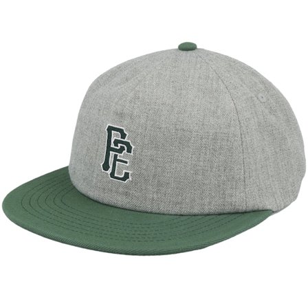 Element - Grau Snapback Cap - Pexe Lodge Grey Heather/Green Snapback @ Hatstore