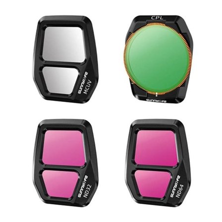 Sunnylife A3S-FI928 4st objektivfilteruppsättning för AIR 3S