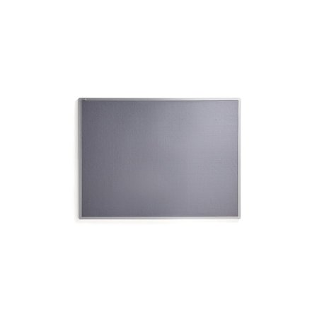 Notice board VIRGINIA, 1200x900 mm, grey, alu frame