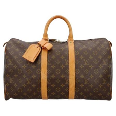 Louis Vuitton Vintage Pre-owned Canvas travel-bags Brun, Dame Vintage Tasker, Størrelse: ONE Size