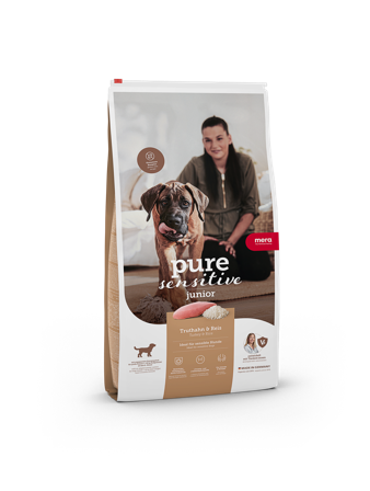 Mera Petfood - Pure Sensitive Junior kalkun og ris 12,5 kg - Hund - Hundefôr & hundemat - Tørrfôr for hund - ZOO.no