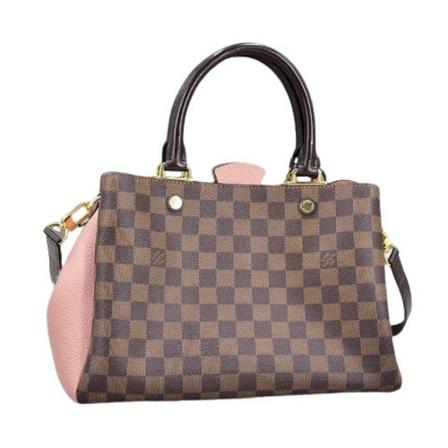 Louis Vuitton Vintage, Brown Coated Canvas Louis Vuitton Handbag Bruin, Dames, Maat:ONE Size