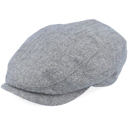Stetson - Grå flatcap Keps - Belfast Driver Cap Wool/Cashmere/Silk Flat Cap @ Hatstore