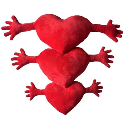 High-Quality Plush Heart-Shaped Pillow Love Hug Pillow