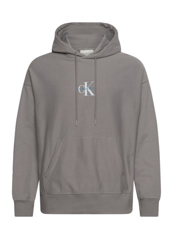 Calvin Klein Jeans | Premium Terry Micro Monologo Hoo | L