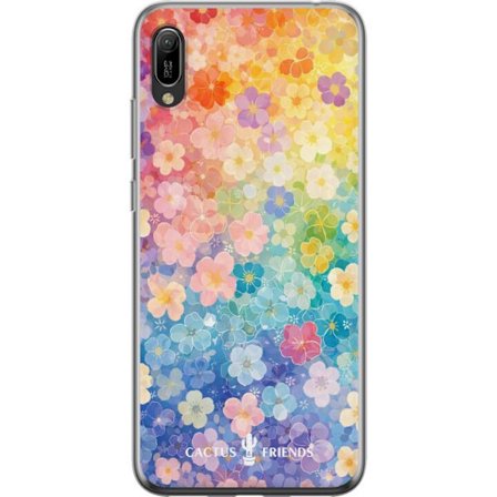 Yhteensopiva Puhelinkuori Huawei Huawei Y6 Pro (2019) Cactus and Friends – RainbowBloom