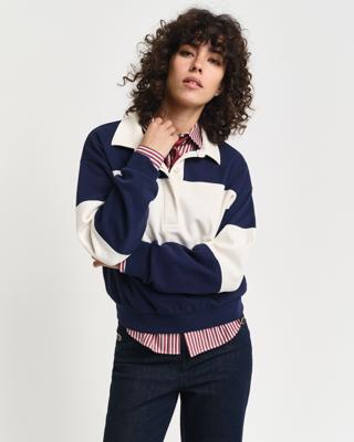 GANT - Rugger i piquéstruktur - Dame - M