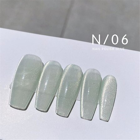 15ml Magnetisk Kristall Cat Eye Gel Nagelfärg Glitter Spar Is Transparent Soak Off