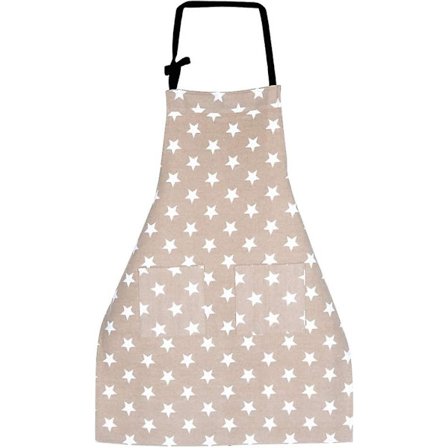 Forkle med Lomme Justerbar Matlagingsforkle Kjøkkenforkle Bib Forkle Grill Baking Dameforkle