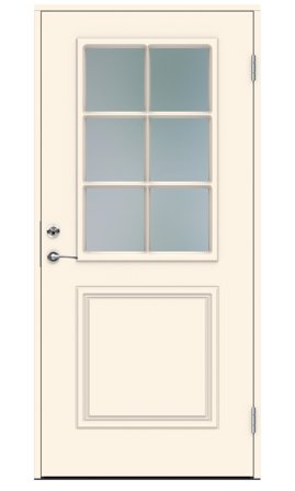 Swedoor Smetana Ytterdörr vit (S 0502-Y) 1980x888 mm, Dörrar