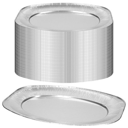 Ovala Uppläggningsfat Aluminium 50-pack