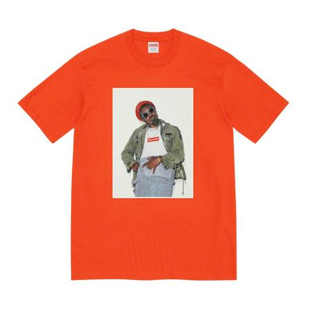Supreme, T-Shirts Oranje, Heren, Maat:L