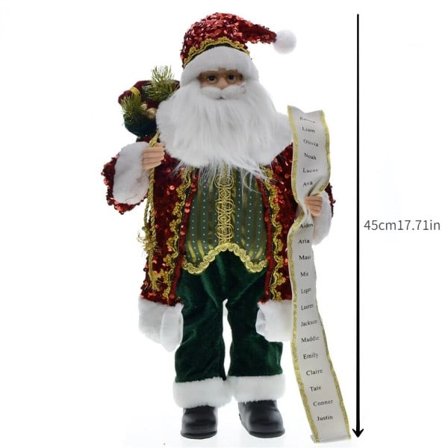 Iso pysyvä joulupukki nuket joulu riipukset hyvää joulua kuusi sisustus