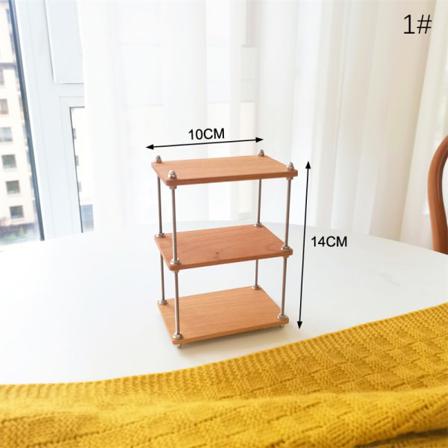 1:6 Dollhouse Miniatyr Multi Förvaringshylla Bokhylla
