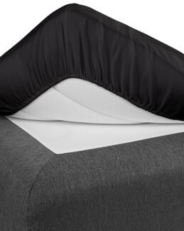 Kuvertlagen 160x200 cm Sort