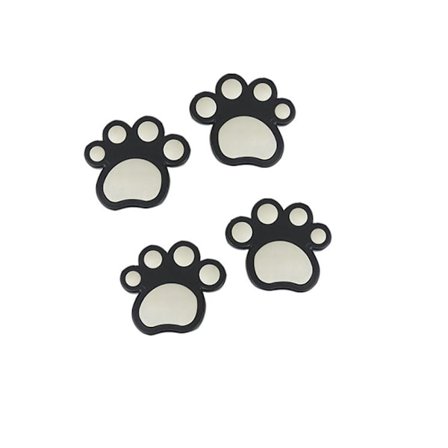 4 Stk Bear Paw Scratch-klistremerker Bildør-klistremerker SVART