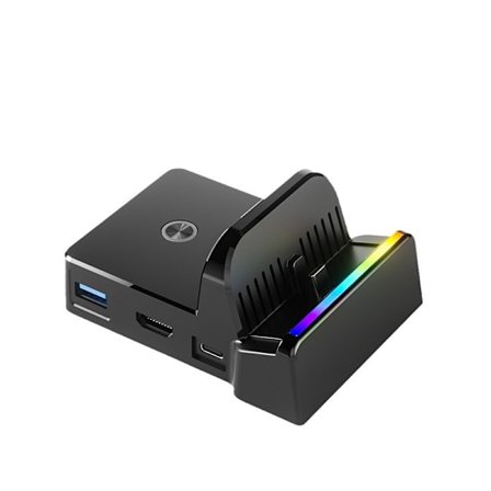 Kannettava Mini Switch TV-telakointiasema - Lataustelineen korvike Switchille, Kompakti telakka