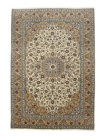 254X360 Alfombra Oriental Keshan Marrón/Naranja Grande (Lana, Persia)