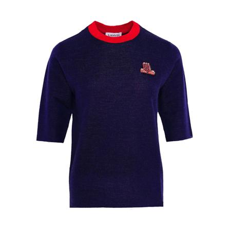 Lanvin Tee shirt Blå, Dame T-shirts